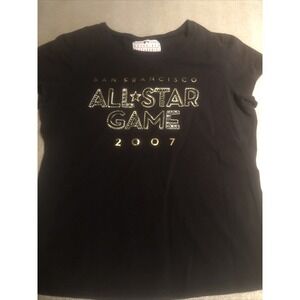 All Star Game T-shirt Women's Medium‎ San Francisco 2007 Bling Rhinestones